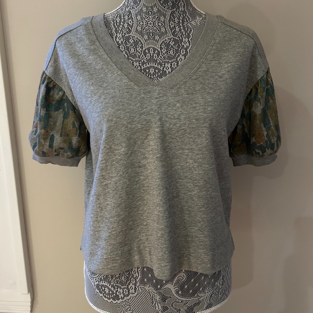 Anthropologie, Daily Practice Short Sleeve Shirt